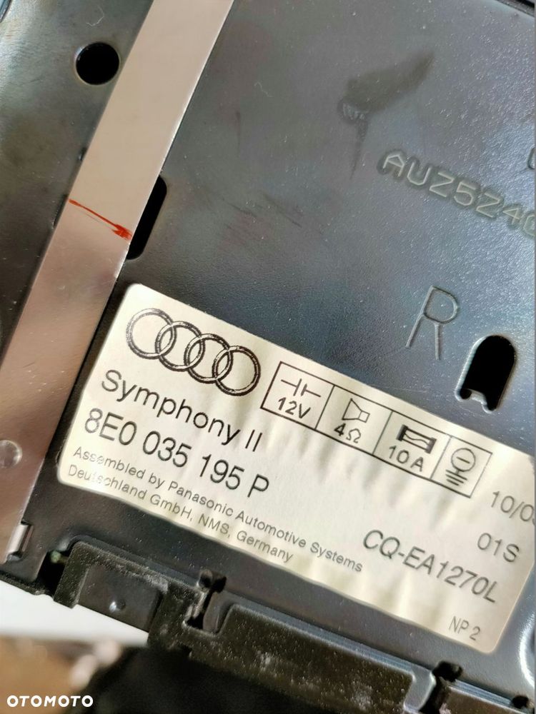 radio kaseta cd symphony audi a4 b6 8e0035195p - 4