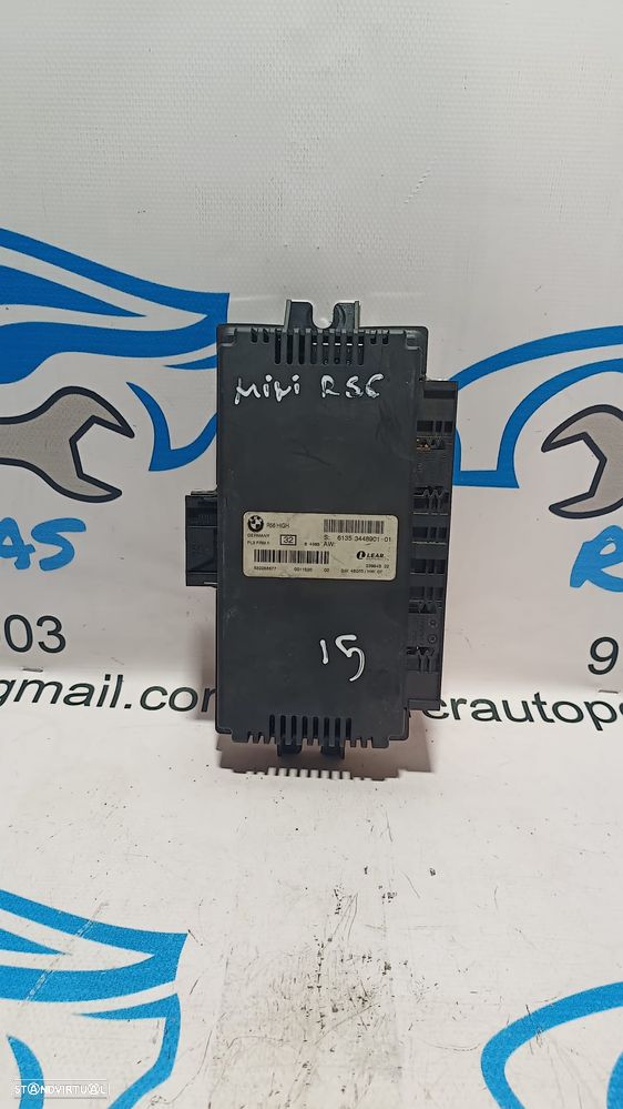 CENTRALINA MODULO LUZ LUZES INTERIOR FOOTWELL MINI COOPER R56 6135344890101 61353448901 344890101 3448901 R55 R55 LCI CLUBMAN R56 LCI R57 R57 LCI CABRIO R58 COUPE R59 ROADSTER R60 COUNTRYMAN R61 PACEMAN - 1