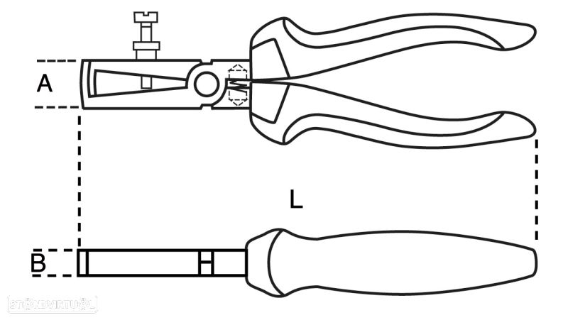 beta wire stripping pliers 51100047 - 2