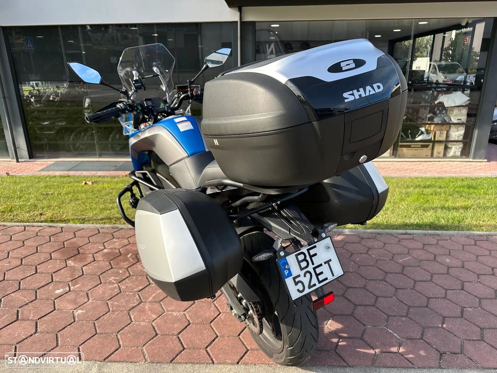 CF Moto 650MT punhos aqu, farois aux, malas - 11