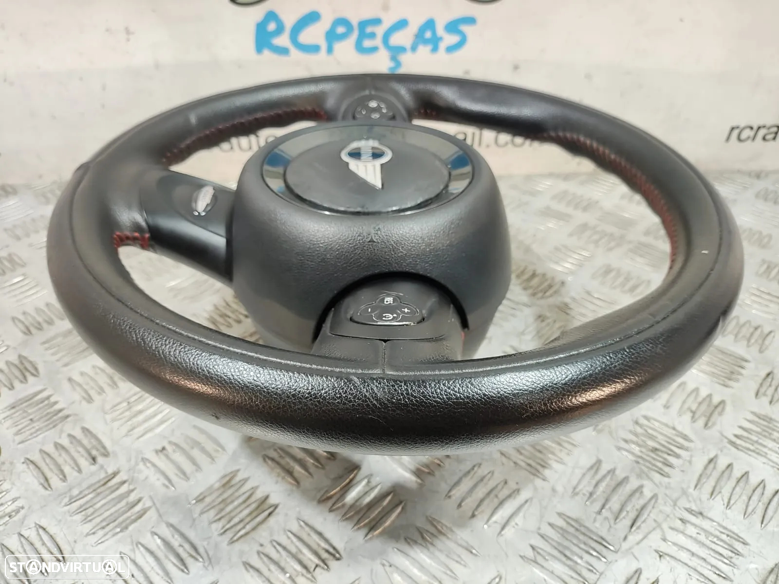 Volante + Airbag Completo Mini Cooper JCW Original - R56 R57 R58 R59 R60 - Comandos Multifunções John Cooper Works Guiador - 8