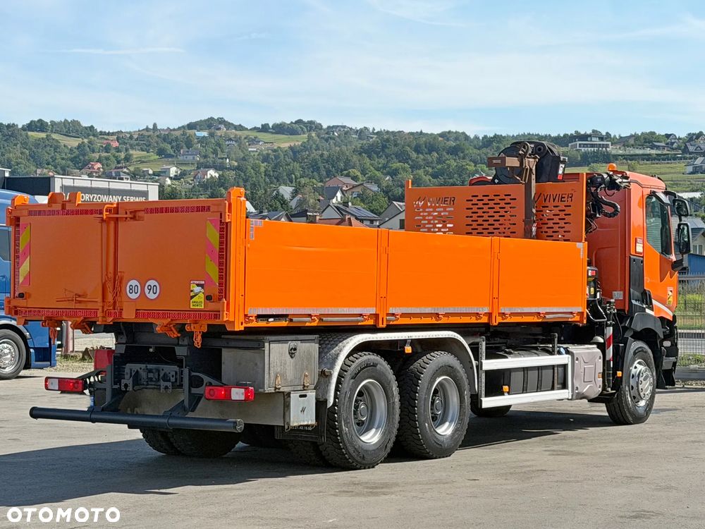 Renault C 430 * WYWROTKA 6,45 m * HIAB 144 BS - 3 HIDUO + PILOT / 6x4 - 7