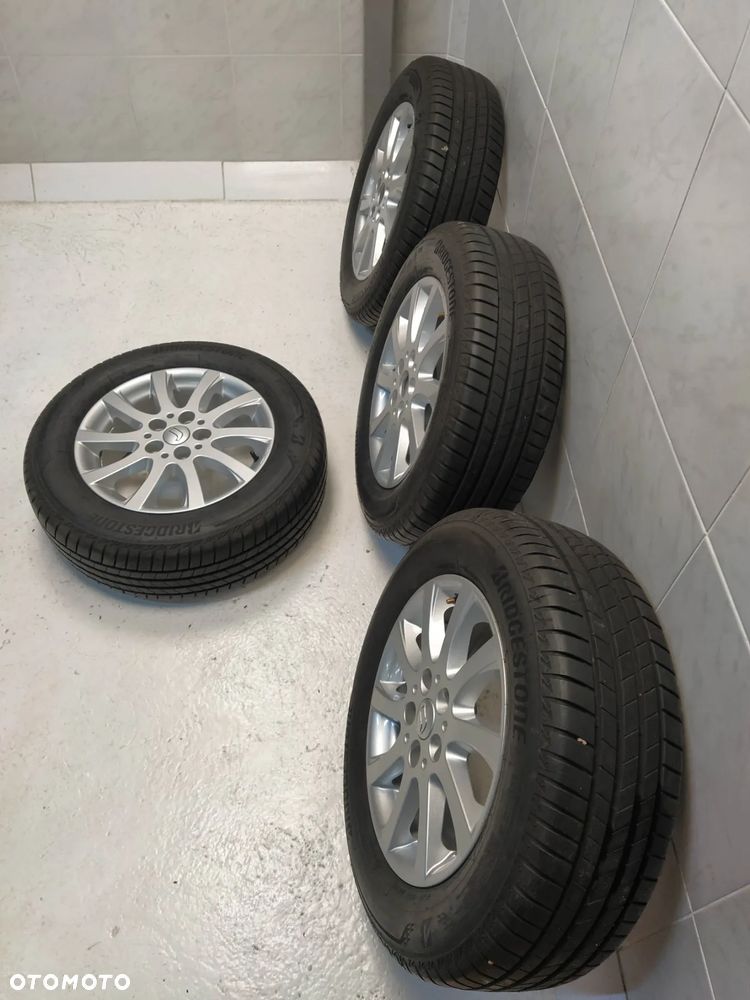 AUDI SKODA SEAT VW 6X15 FELGI ALUMINIOWE R15 5X112 ET43 KOŁA OPONY BRIDGESTONE 195/65 - 15