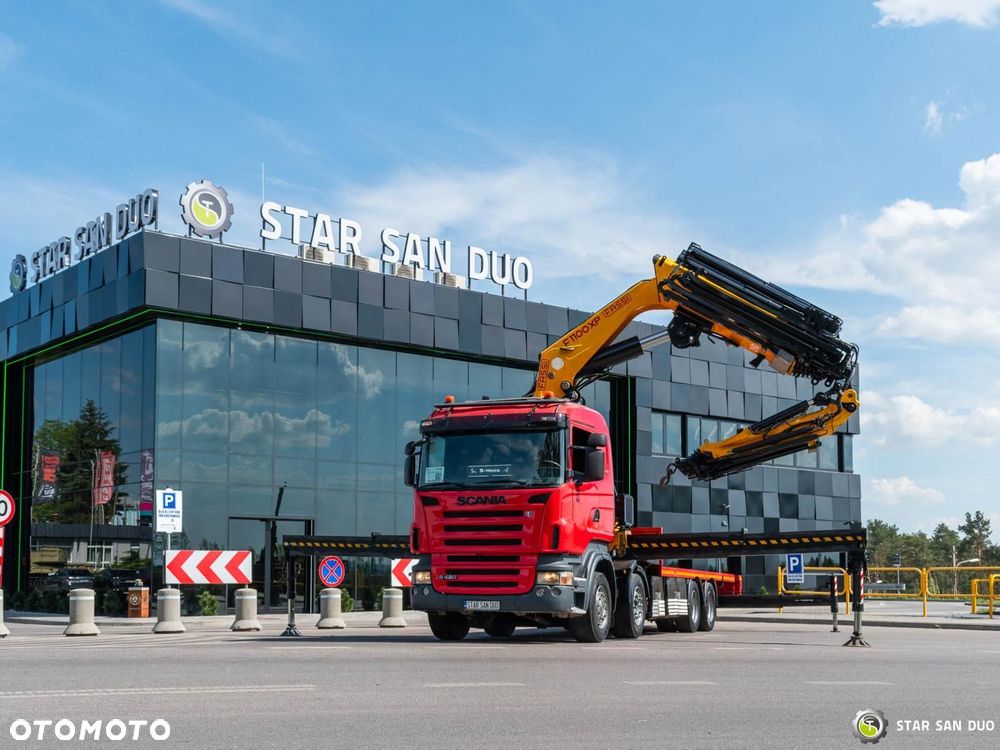 Scania R420 8x2 FASSI F1100AXP HDS Żuraw Fly Jib - 11
