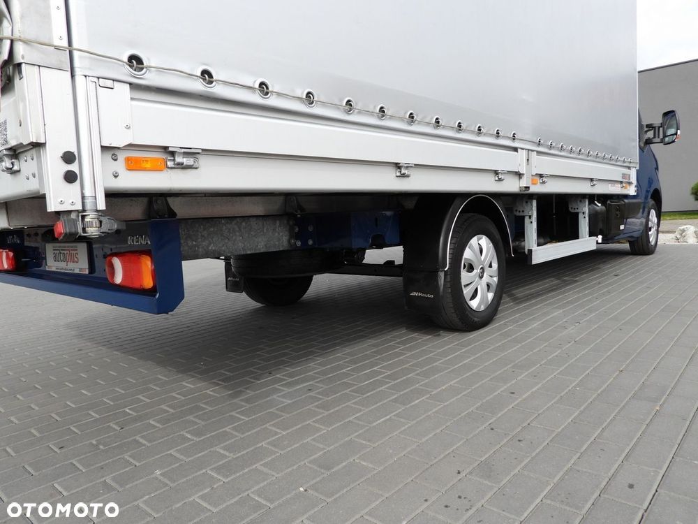 Renault MASTER PLANDEKA 10 PALET WEBASTO TEMPOMAT LEDY PNEUMATYKA KLIMATYZACJA  165KM - 19