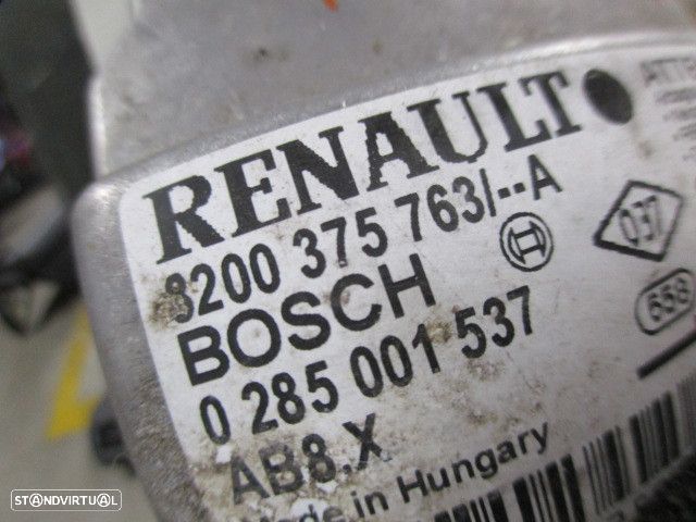 Kit Airbags 8200616025A 8200432126 8200375763A 0285001537  RENAULT CLIO 2 2007 1.5DCI 65CV 3P BRANCO PRETO Danificado - 12