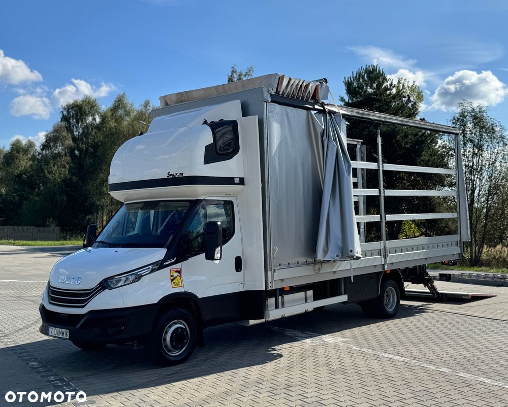 Iveco Daily 2023r Hi-Matic‼️70C18H‼️3.0 // Winda Dhollandia 1000KG // Plandeka 16 Palet 2x Firanka + Dach zsuwany ‼️Wysokość rampowa Full LED Tempomat Aktywny ACC Salon Polska  6.43mx2.45mx2.70m DMC7200KG Faktura Vat 23% - 22