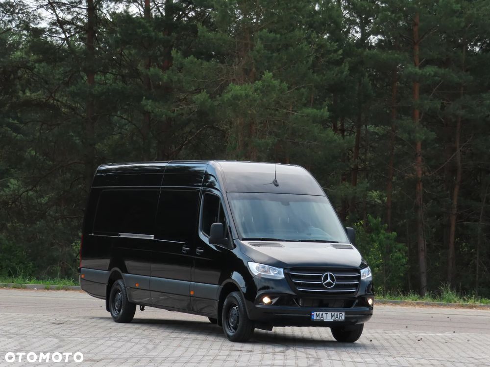 Mercedes-Benz Sprinter 319 CDI 190 KM Ekstra Długi Wysoki Dach LONG MAXI + 4800 mm Furgon Blaszak Rozstaw Osi 4325 mm Ładowność 881 Kg HAK 2800 Kg Stan Jak Nowy GOTOWY I DOSTEPNY POLECAM - 2