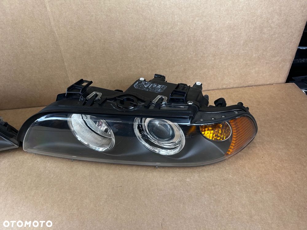 BMW E39 LIFT LAMPA REFLEKTOR PRZÓD PRZEDNIA PRAWA LEWA ORYGINALNA HELLA - 3
