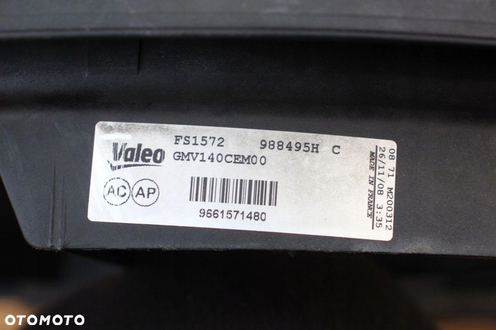 WENTYLATOR chłodnicy PEUGEOT 308 1.6 HDI DIESEL 988495H - 4
