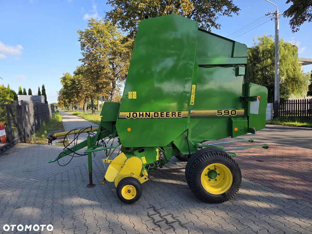 John Deere 590 Pasowa Zadbana Jak nowa Rotor Siatka/Sznurek Noże Oryginał - 2