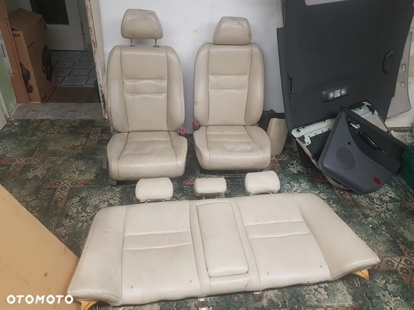 komplet jasnych skór grzanych honda civic viii sedan
