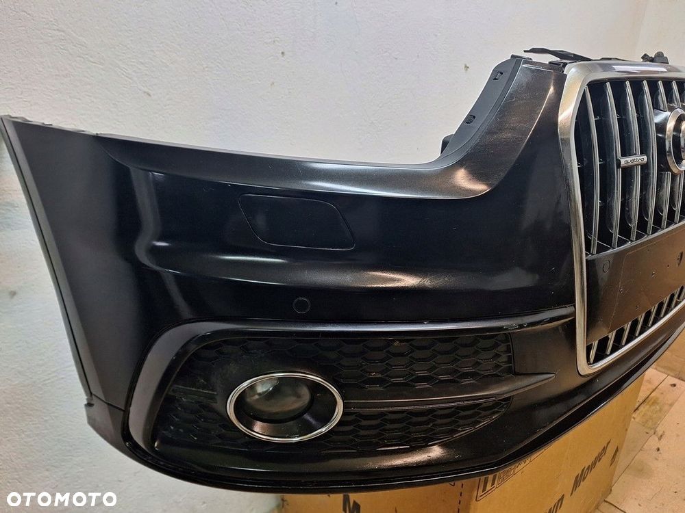 audi q3 8u 8u0 11-14 s-line zderzak przod przedni pdc spryskiwacze demontaz - 2