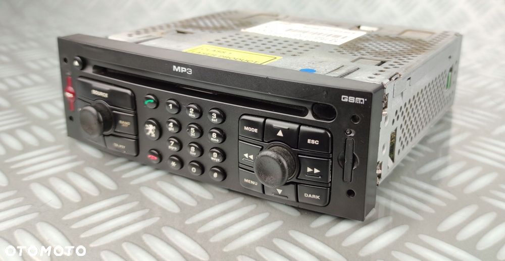 96632917XT RT3-N3 radio CD FM nawigacja SIM NAVI GSM MP3 PEUGEOT 307 LIFT - 3