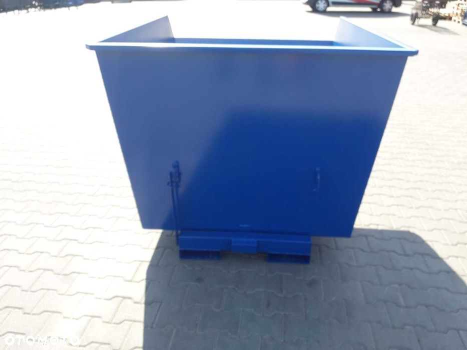 Solidna Koleba Samowyładowcza NTK 1100L-Na Lekkie Odpady KONTENER - 4