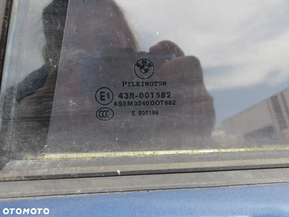 DRZWI LEWE TYŁ TYLNE BMW E90 LEMANS BLAU F-VAT - 3