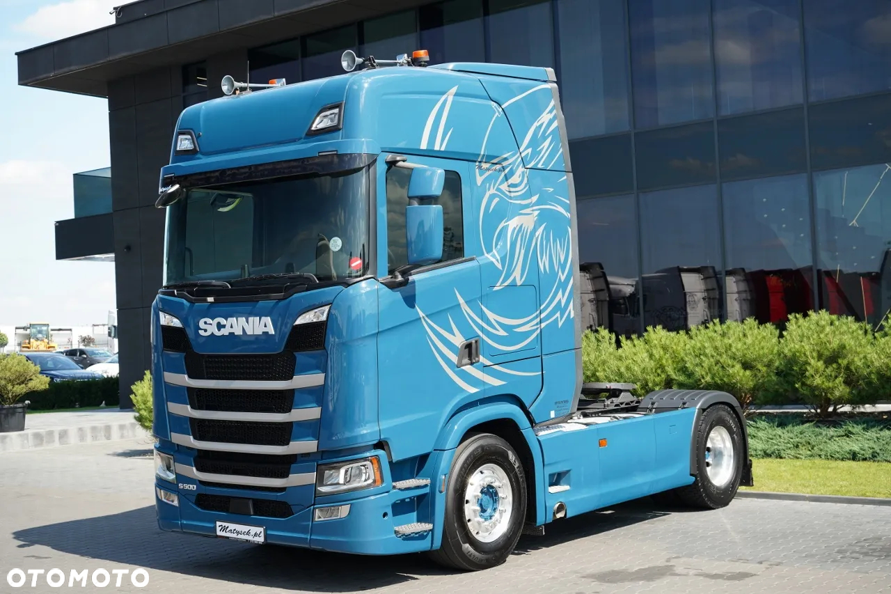 Scania S 500 / RETARDER / KLIMA POSTOJOWA / CAŁA NA PODUSZKACH  / OPONY 100% / ALUFELGI / BOGATE WYPOSAŻENIE / SPROWADZONA / PO KONTRAKCIE SERWISOWYM - 5