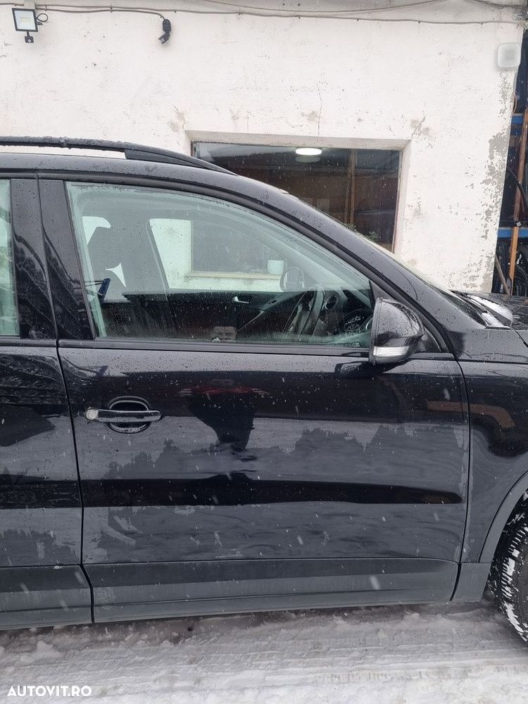 Usa Dreapta Fata Volkswagen Tiguan 5N 2008 - 2011 SUV 4 Usi BLACK LC9X (1457) - 1