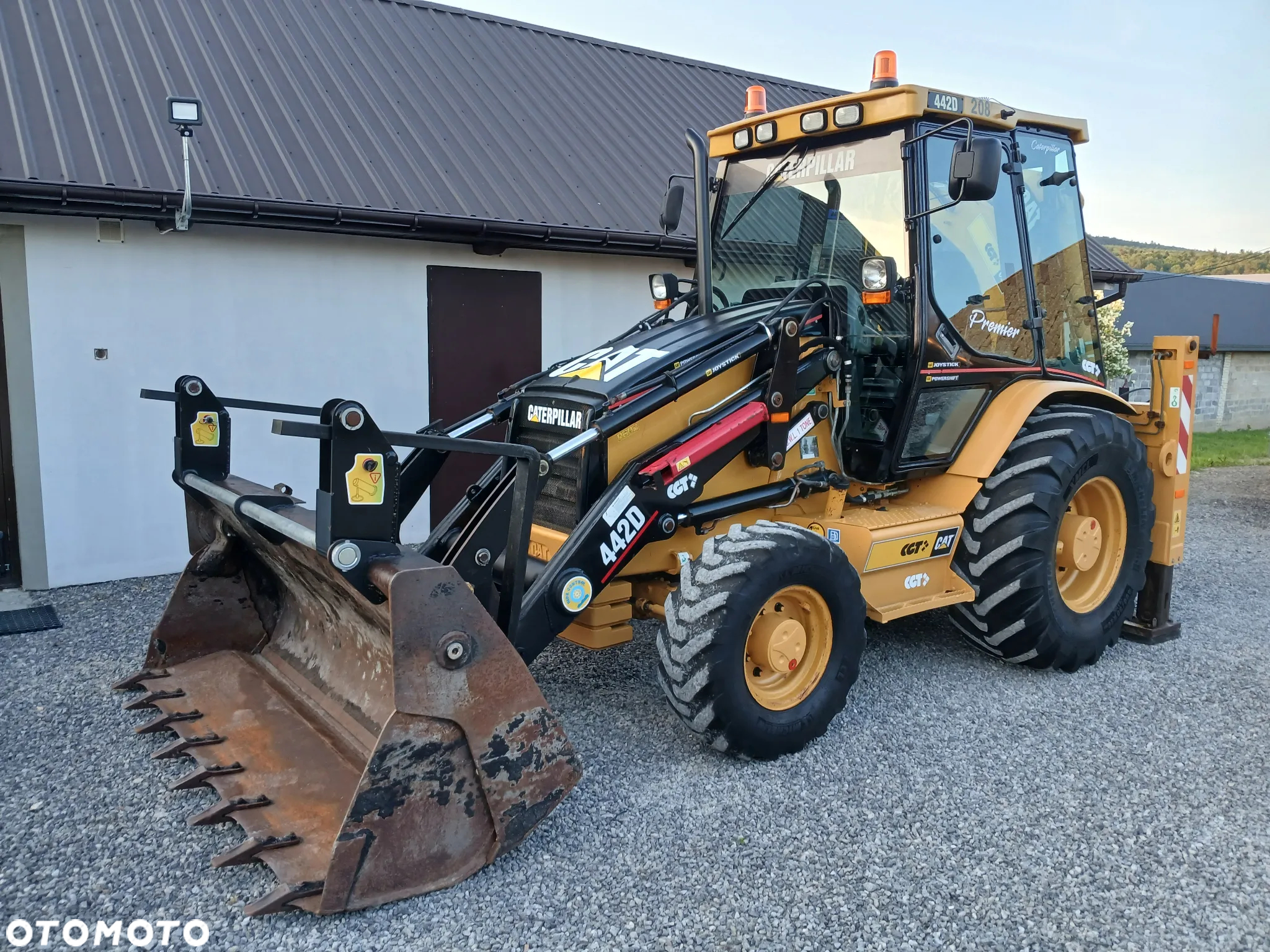 Caterpillar 442D/BEZ LUZÓW/JOYSTICK/SUPER STAN - 7
