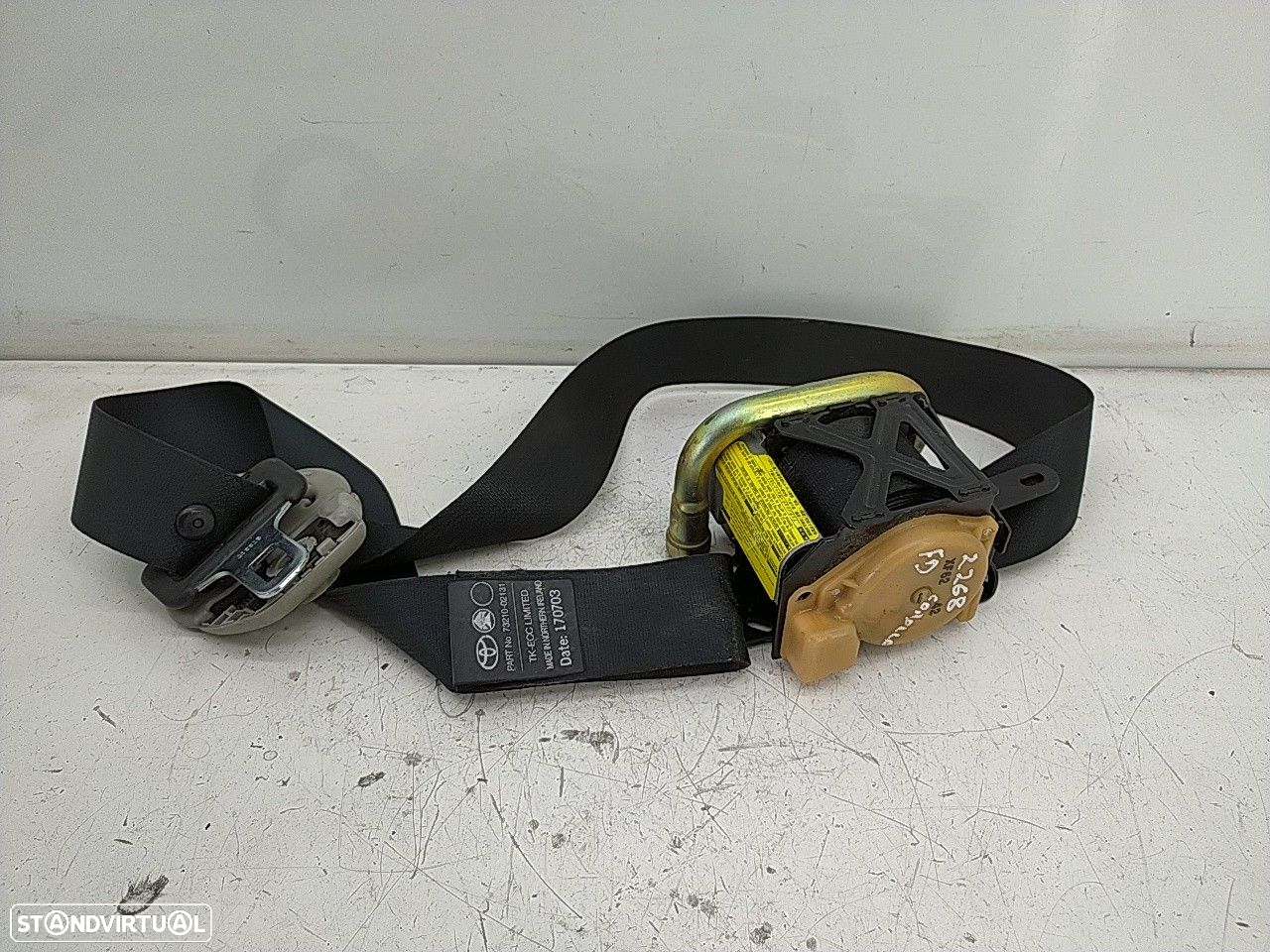 Cinto Fte Dto Pre Tensor Toyota Corolla (_E12_) - 4