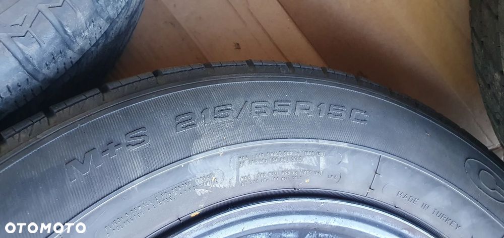 Felgi stalowe z oponami 6.5J ET60 5x160 215/65 R15C Ford Transit Custom MK8 - 17