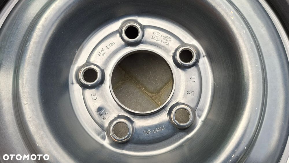 Koło Dojazdowe 15 Kia Ceed Hyundai i30 5x114.3 ET 30 125/80 R15 52910-1H900 - 2