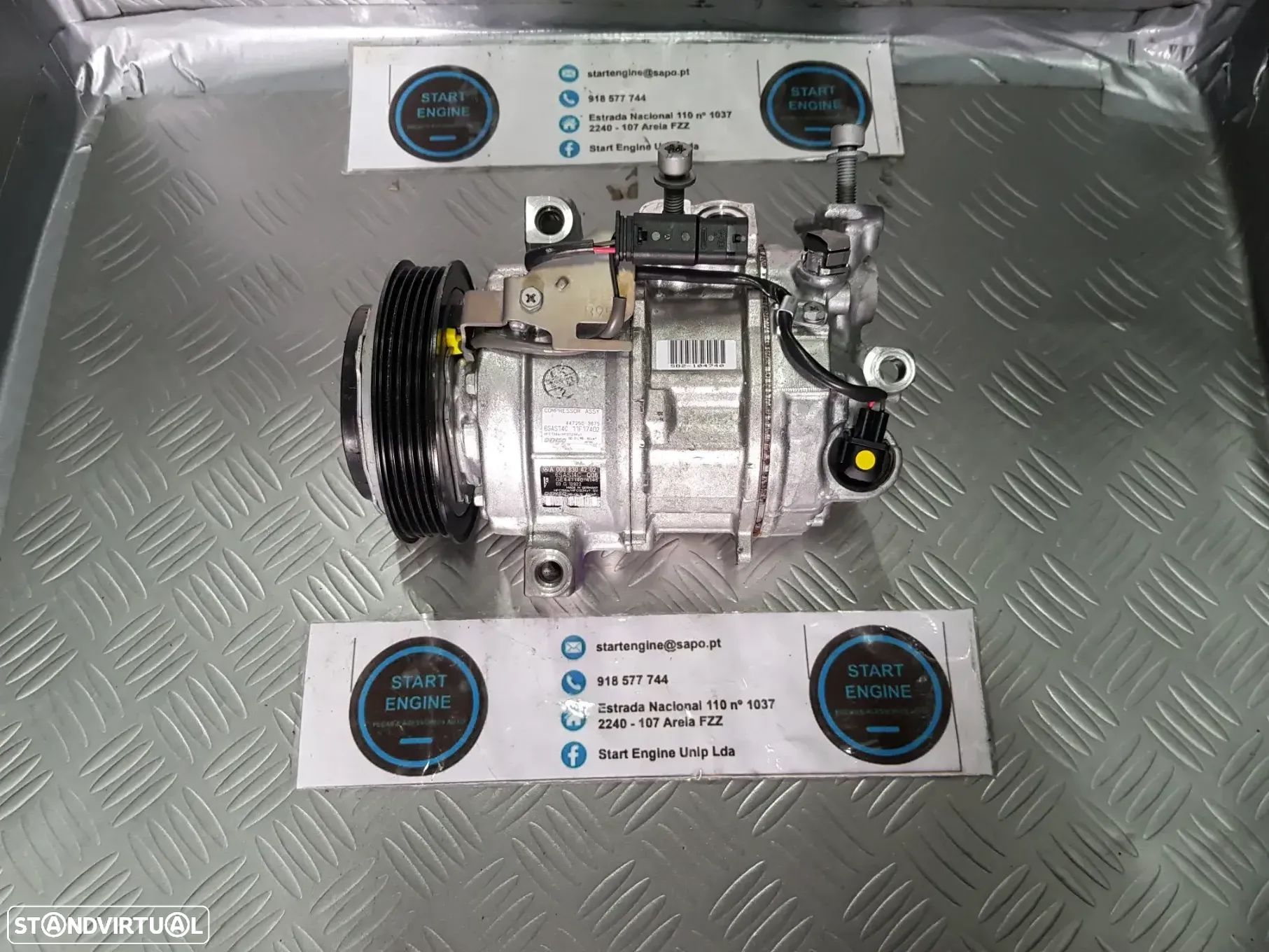 Compressor Ar condicionado Mercedes CLA W118 C118 Classe A B W177 W247 GLE GLC GLB 180 CDI 200 CDI 220 CDI 2019 a 2024 - 1