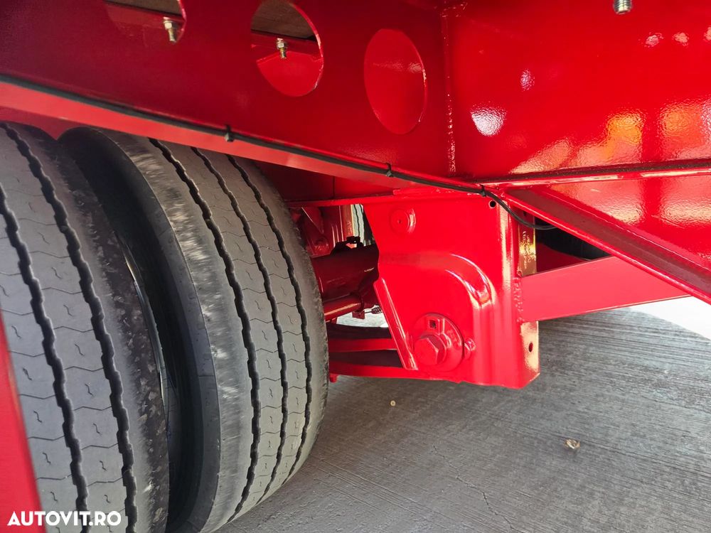 Janmil TRAILER 3 axe FULL OPTION-NOU, 2026, rampe DUBLE, lemne pt extensii latime la 3m, 2 roti rezerva, axe SAF, anv Goodyear, TROLIIU, cutie depozitare, obloane pe gatul de lebada, Carte identitate RAR, Podea rabatabila, posibil leasing-PROMOTIE 58.900eur - 23