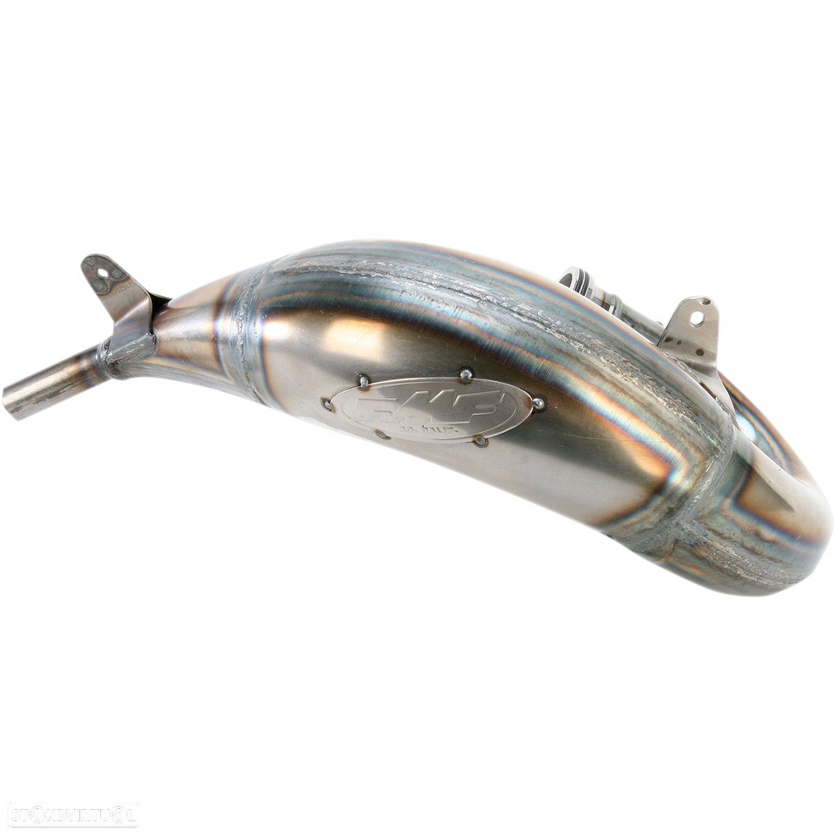 balao de escape fmf factory fatty pipe raw steel ktm / husqvarna - 1