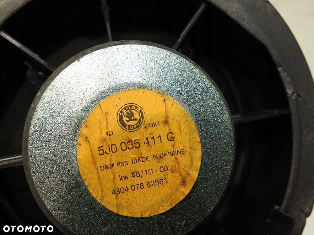 GŁOŚNIK GŁOŚNIKI SKODA FABIA II 5J0035411C - 7