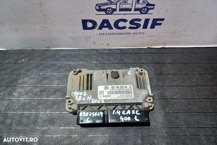 Calculator motor ECU 03C906022AQ 0261S04396 - 1.4 CAXC 03C906022AQ 02 - 1