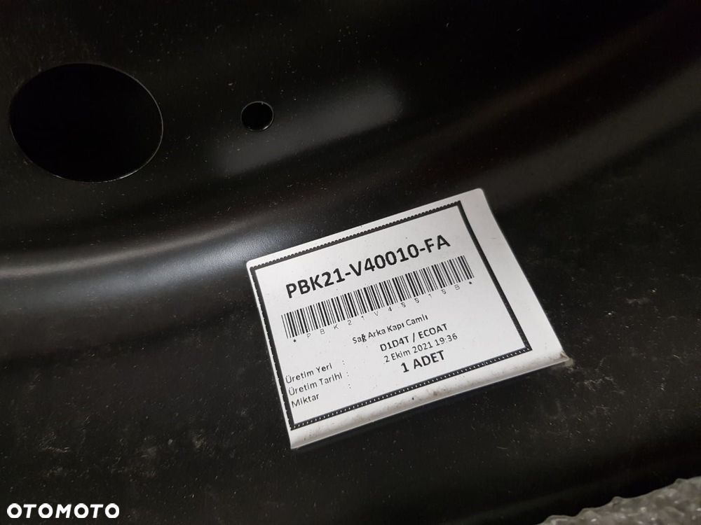 NOWE ORYGINALNE DRZWI PRAWE TYLNE PRAWY TYŁ FORD TRANSIT CUSTOM 2012-2023 2445952 PBK21-V40010-FA - 10