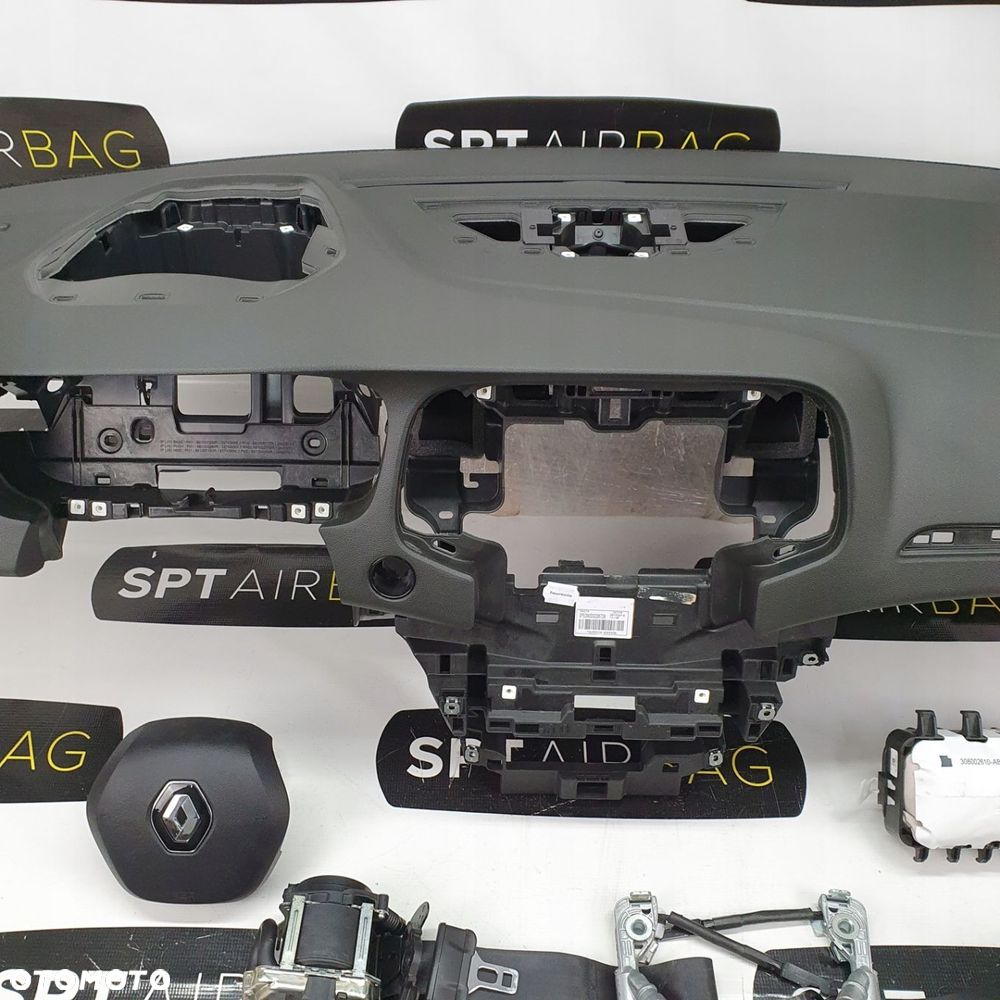 RENAULT MEGANE IV 4 DESKA ROZDZIELCZA HEAD UP START STOP KONSOLA KOKPIT PULPIT PODUSZKI AIRBAG AIR BAG PASY KIT SET - 3