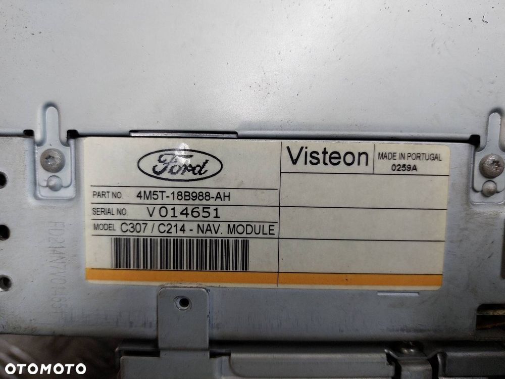 RADIO ODTWARZACZ + ZMIENIARKA + RAMKA FORD FOCUS MK2 4M51-18522-FCW - 12