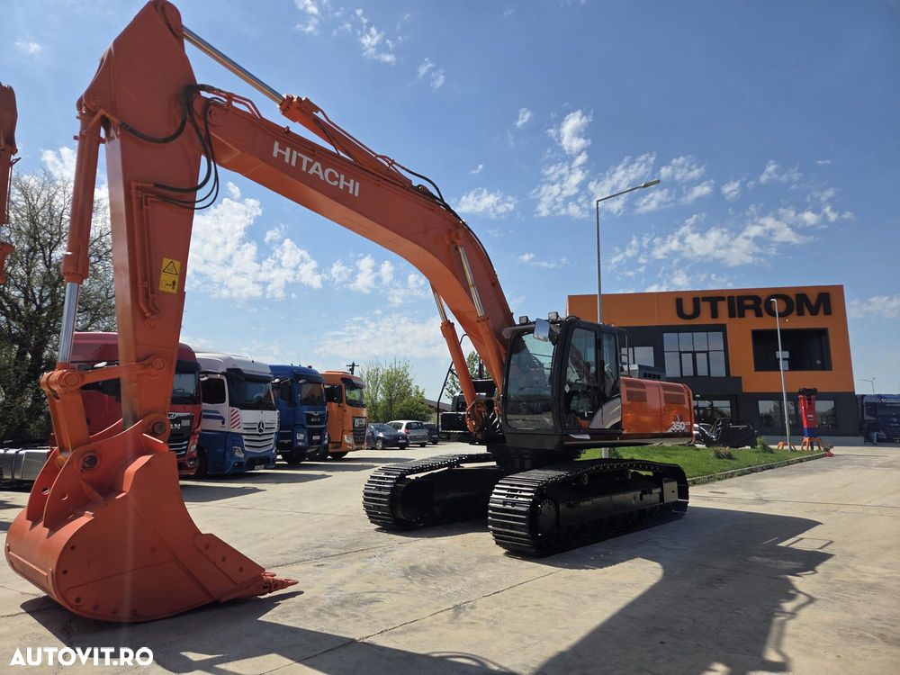 Hitachi ZX350LCN-6, 2020, 11.568h, cupa NOUA 2,2mc, 35,4 tone, Ad sapare 7,5m, latime 2,99m, lant 80% bun doar 900h deplasare, inst picon, inst rotire pe brate, camera spate si laterale, Isuzu, posibil leasing 4 ani-PROMOTIE 86.900 EUR+Tva - 10
