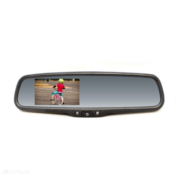 Oglinda retrovizoare interioara cu Display si sistem antiorbire pentru Skoda Octavia Fabia Rapid Volkswagen Bora Golf Passat - 1