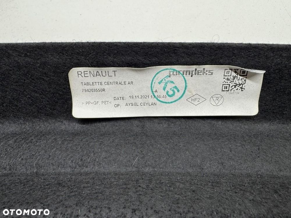 Półka Bagażnika  Renault Clio 5 v 794203550R - 2
