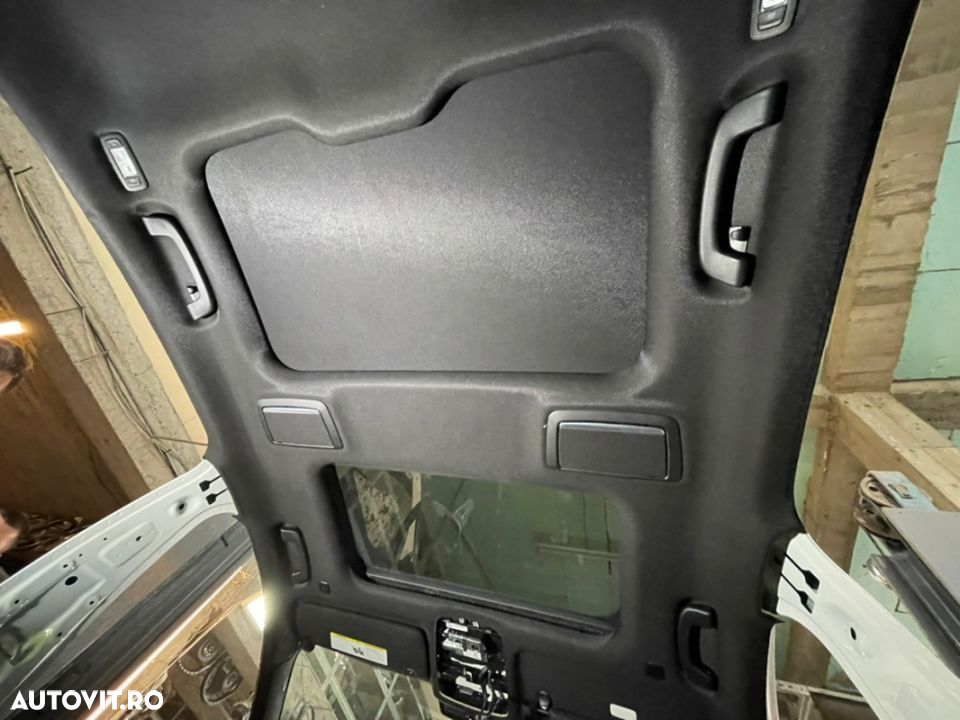 trapa panoramică panorama plafon negru Interior usa uși Bmw G11 G12 seria 7 750li 750ld long geam sticla 730xdL 740Ld perdeluța usa spate - 2