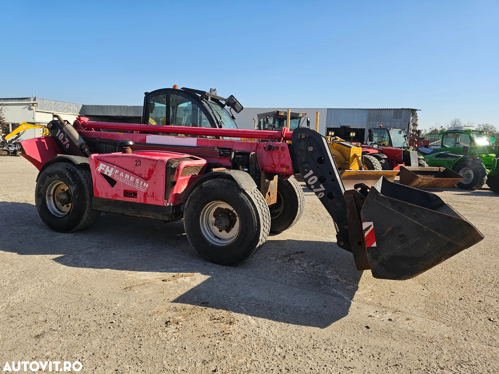 Manitou Faresin 10.70 H incarcator frontal telescopic 7 tone 10 metri - 7