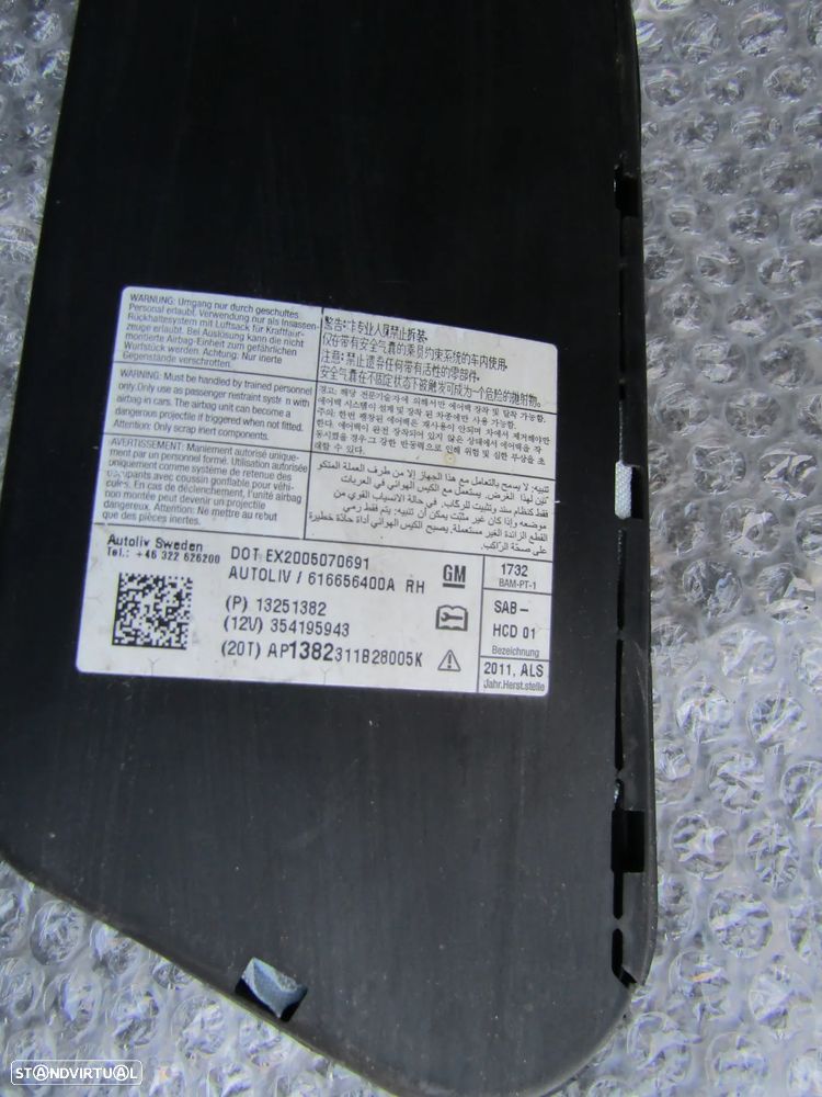 Airbag de banco Opel Astra J (ver detalhes) - 2