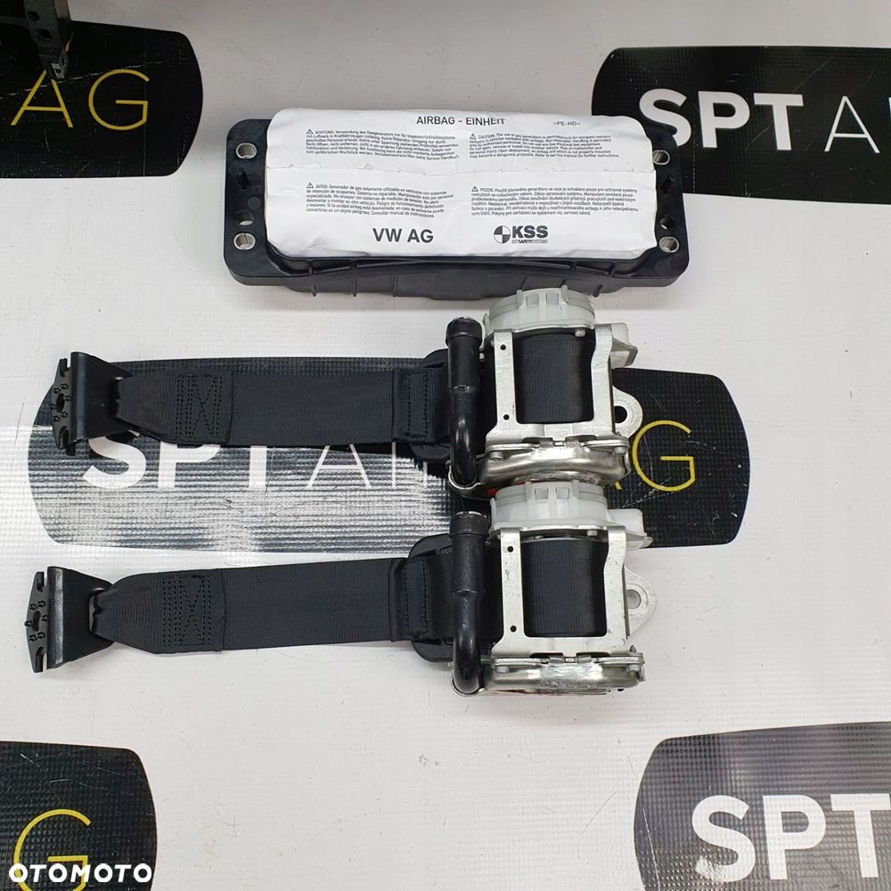 VW POLO 2G0 DESKA ROZDZIELCZA KONSOLA KOKPIT PULPIT PODUSZKI AIRBAG AIR BAG PASY KIT SET - 10