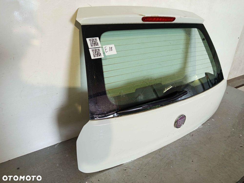 + KLAPA TYŁ TYLNA BAGAŻNIKA DO FIAT GRANDE PUNTO EVO 296/A BIAŁA - 3