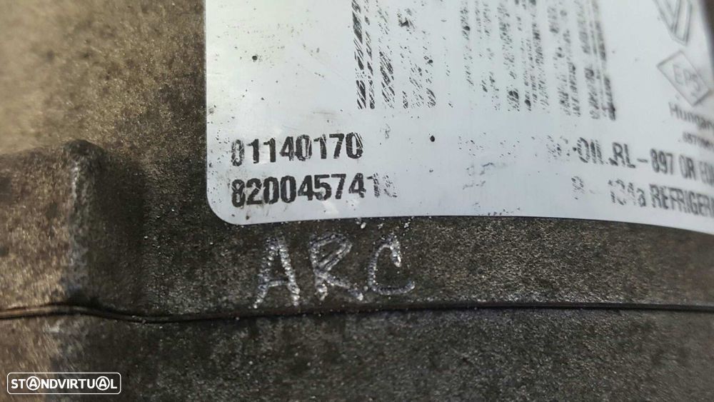 COMPRESSOR DE AR CONDICIONADO RENAULT SCENIC II I- MUSIC - 6