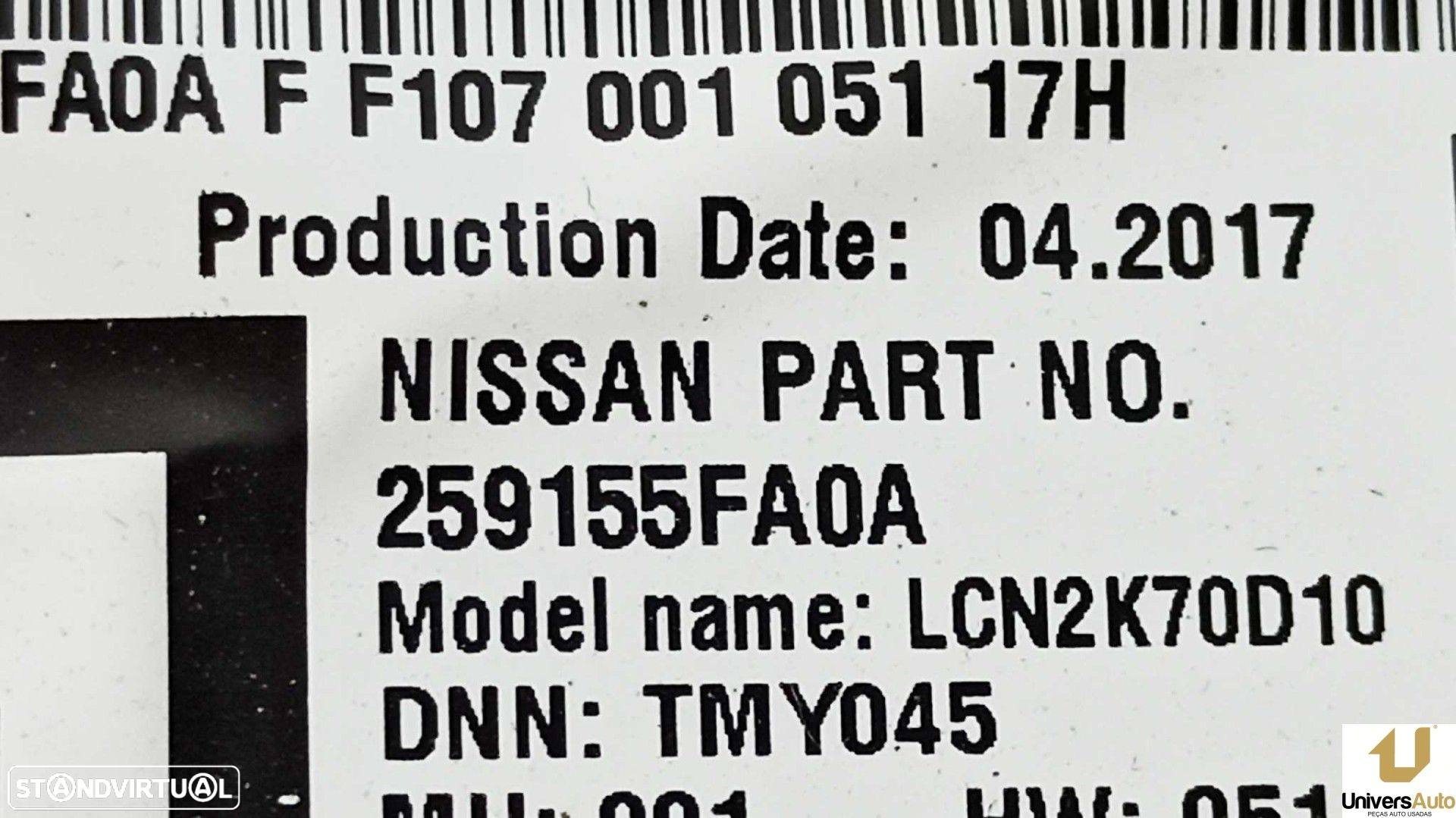 SISTEMA NAVEGAÇÃO GPS NISSAN MICRA V (K14) ACENTA - 5
