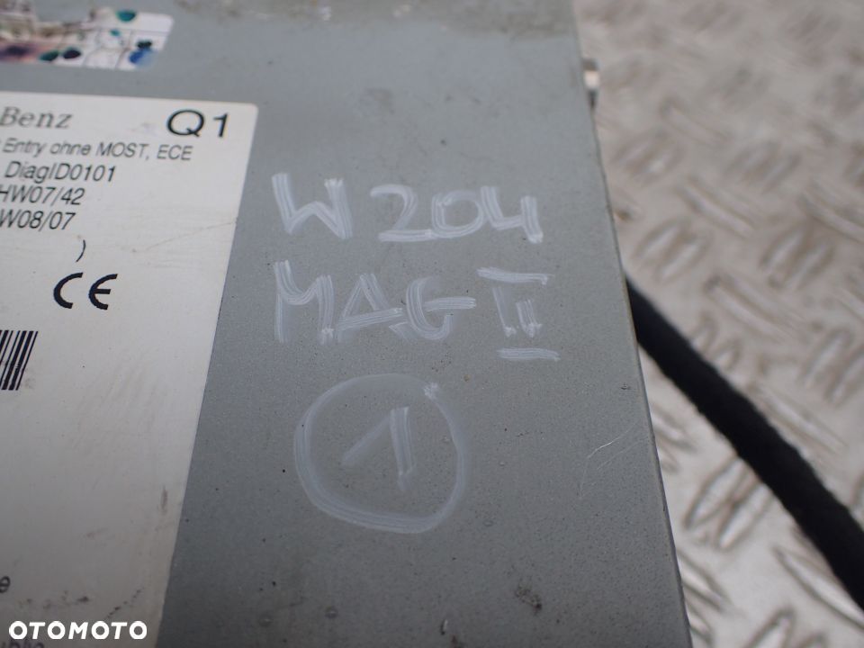 RADIO ODTWARZACZ CD MERCEDES W204 A2048700196 RADOM - 4