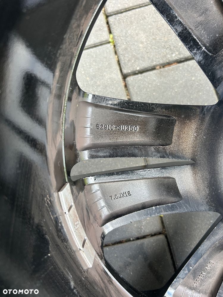 FELGA KOŁO 18 5X114,3 7JX18 ET40,5 KIA SPORTAGE 3 52910-3U350 - 7