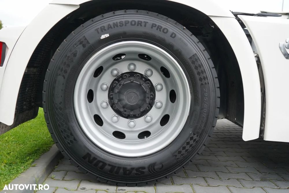 Scania S 530 / V8 / RETARDER / I-PARK COOL / PLATĂ JOSĂ / PIELE / - 22