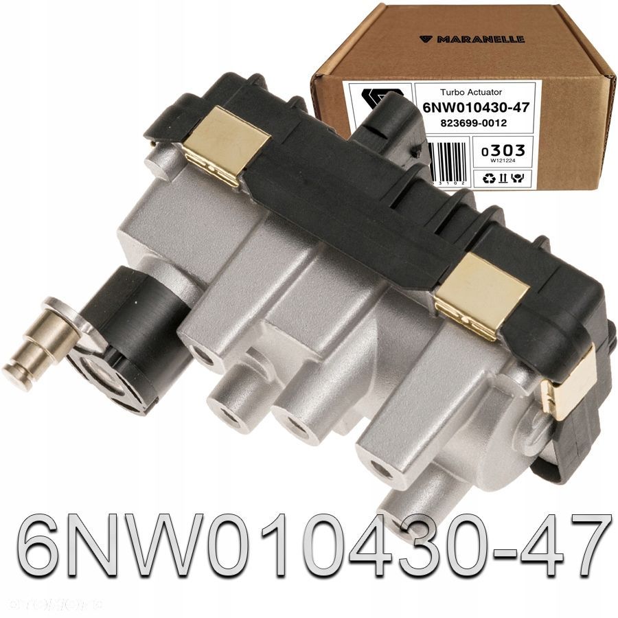 Nastawnik sterownik 6NW010430-47, 823699-0012 turbiny 839077 AUDI A4 A6 A7 Q7 / VW Amarok - 3.0 - 3