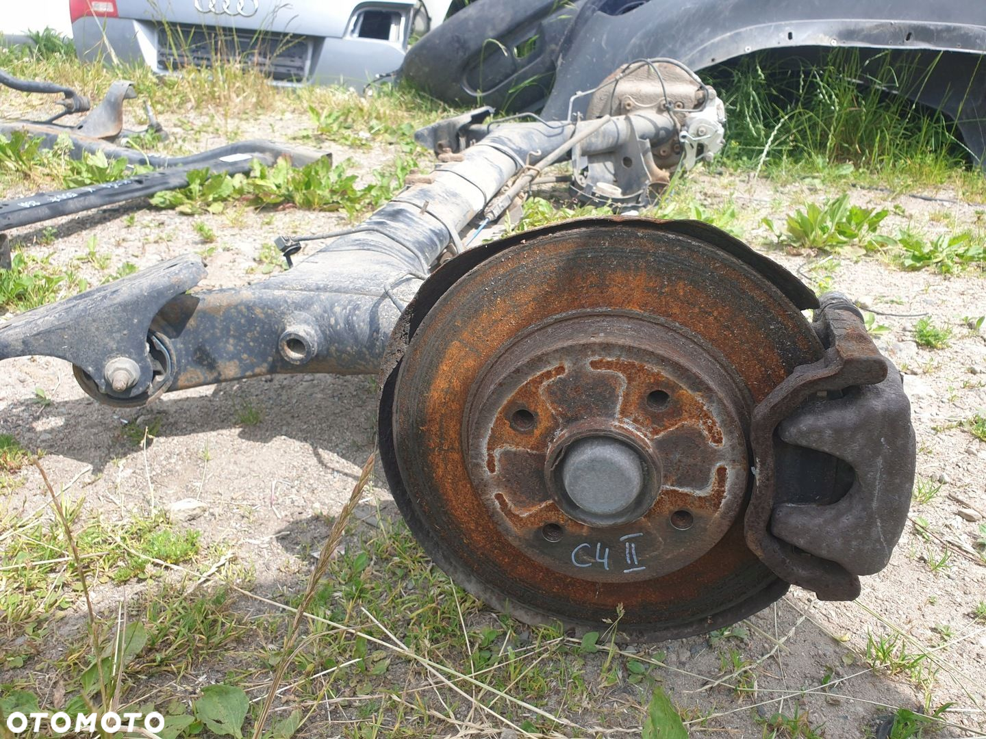 BELKA TYLNA OŚ ZAWIESZENIA TYŁ CITROEN C4 II - 7