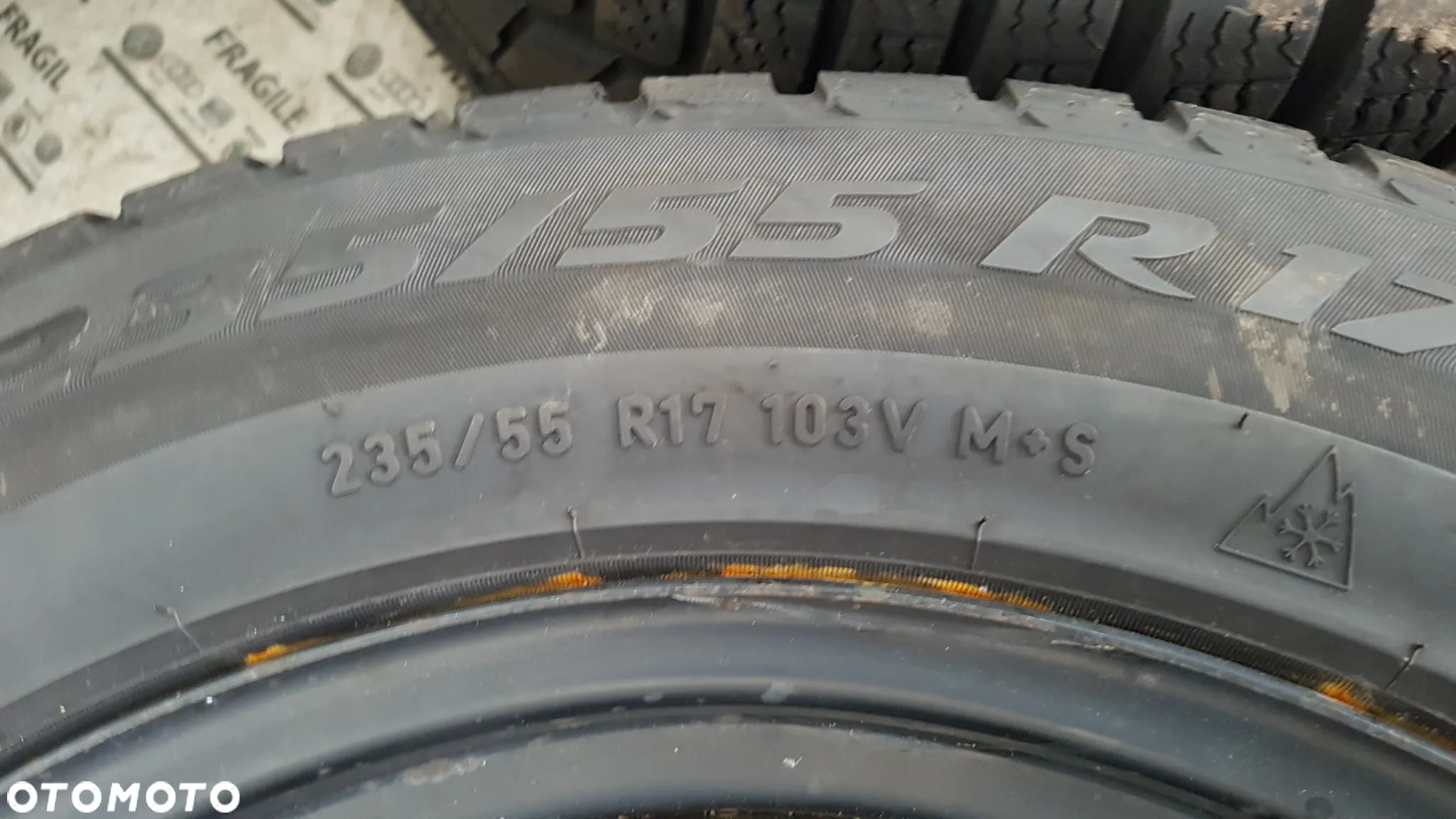 KOŁA ZIMOWE FORD KUGA EDGE  5X108 7,5JX17 235/55R17 FORD KUGA CZUJNIKI - 6